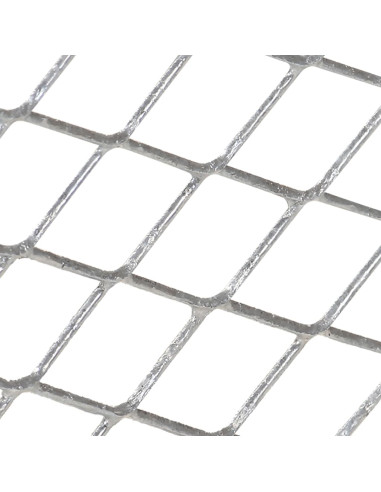 Compostiera da Giardino 85x85x70 cm in Ferro Zincato