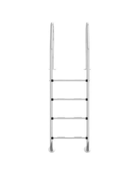Scala per Piscina 54x38x184,5 cm Acciaio Inox 304