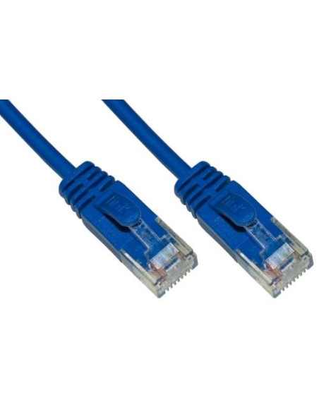 CAVO RETE CATEGORIA 6 NON SCHERMATO UTP BLU HALOGENFREE MT 3 SLIM LK6U030BS