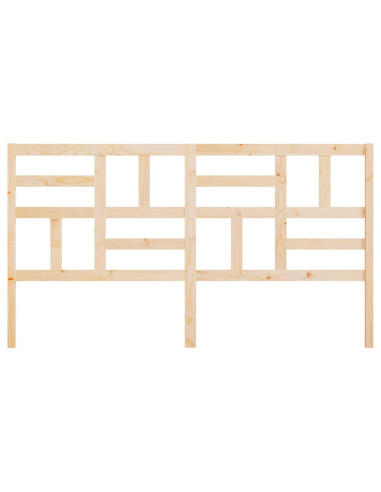 Testiera per Letto 206x4x104 cm in Legno Massello di Pino