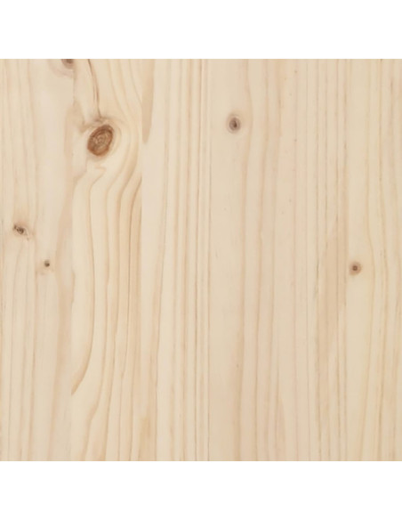 Giroletto senza Materasso in Legno Massello 200x200 cm