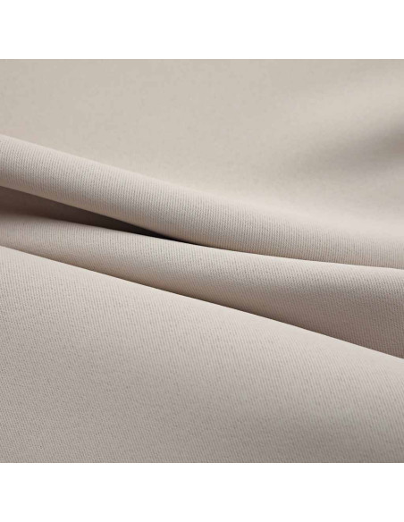 Tende oscuranti con anelli 2 pz Beige 97x160 cm Tessuto