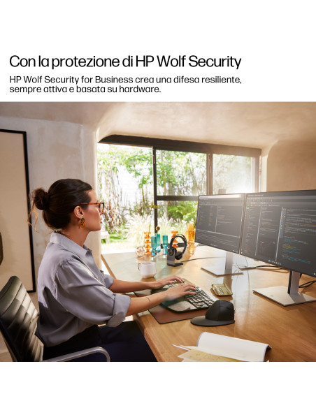 HP EliteDesk 8 Tower G1i Desktop AI PC Wolf Pro Security Edition 1 TB SSD Windows 11 Pro Nero