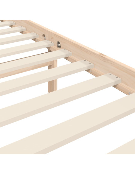 Giroletto con Testiera 200x200 cm in Legno Massello