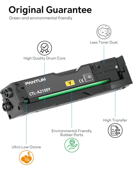 TONER PANTUM CTL-A2100Y GIALLO 1000 PER CM2100ADW 1000PG TONER+DRUM