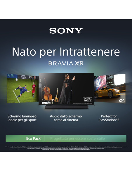Sony BRAVIA XR | XR-55A95L | QD-OLED | 4K HDR | Google TV | ECO PACK | BRAVIA CORE | Perfect for PlayStation5 | Seamless Edge De