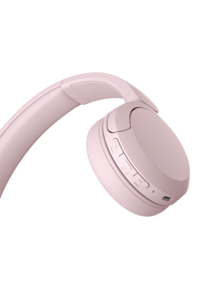 Sony WHCH520P.CE7 cuffia e auricolare Wireless A Padiglione Musica e Chiamate USB tipo-C Bluetooth Rosa