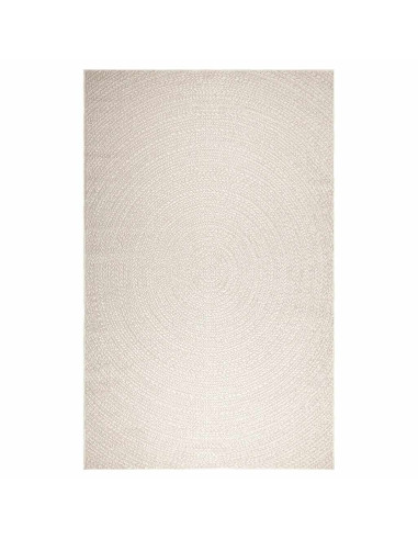 Tappeto ZIZUR Crema 200x290 cm Aspetto Iuta Interni ed Esterni