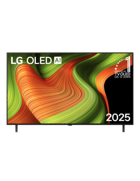 LG OLED AI OLED55B56LA TV Serie B5 55'' 4K, α8 Gen2, Dolby Vision, 20W, 4 HDMI con VRR 120Hz, G-Sync, Smart TV WebOS 25