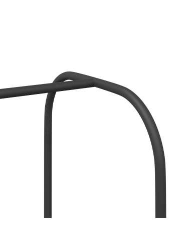 Stendibiancheria Nero 100 x 44 x 160 cm Legno multistrato