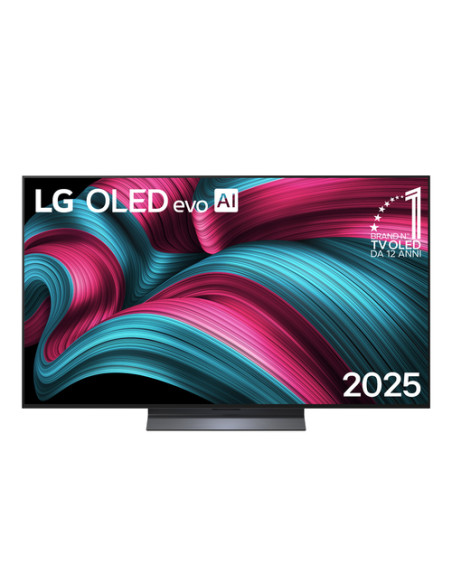 LG OLED evo AI OLED55C55LA TV Serie C5 55'' 4K, α9 Gen8, Brightness Booster, 40W, 4 HDMI, VRR 144Hz, Smart TV WebOS 25