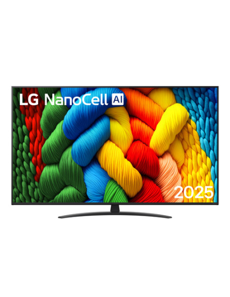 LG NanoCell AI 65NANO81A6A TV Serie NANO81 65'' 4K, α7 Gen8, HDR10, 20W, 3 HDMI con Game Optimizer, Smart TV WebOS 25