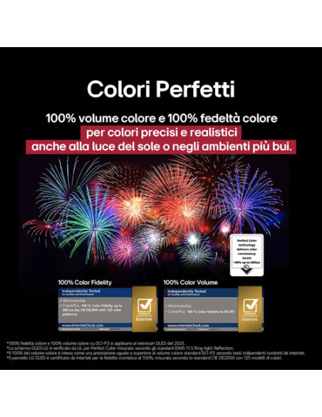 LG OLED evo AI OLED42C55LA TV Serie C5 42'' 4K, α9 Gen8, Dolby Vision, 20W, 4 HDMI, VRR 144Hz, Smart TV WebOS 25