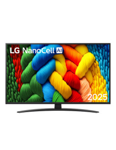 LG NanoCell AI 43NANO81A6A TV Serie NANO81 43'' 4K, α7 Gen8, HDR10, 20W, 3 HDMI con Game Optimizer, Smart TV WebOS 25
