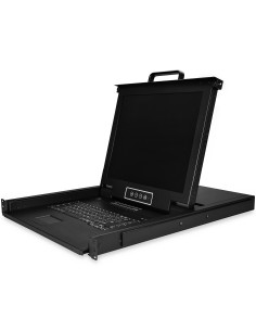 StarTech.com RKCONS1716K console a rack 43,2 cm (17") 1280 x 1024 Pixel Acciaio Nero 1U