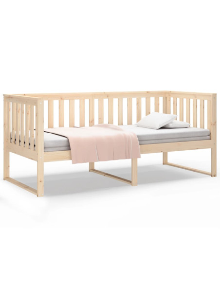 Dormeuse senza Materasso 100x200 cm in Legno Massello di Pino