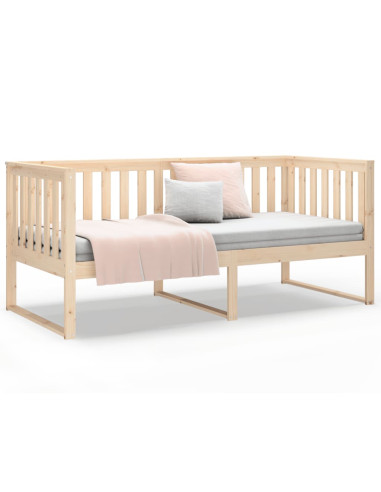 Dormeuse senza Materasso 100x200 cm in Legno Massello di Pino