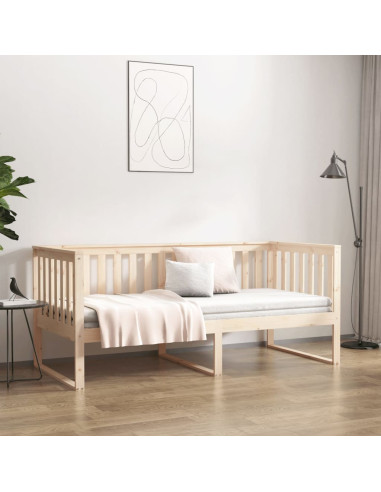Dormeuse senza Materasso 90x200 cm in Legno Massello di Pino