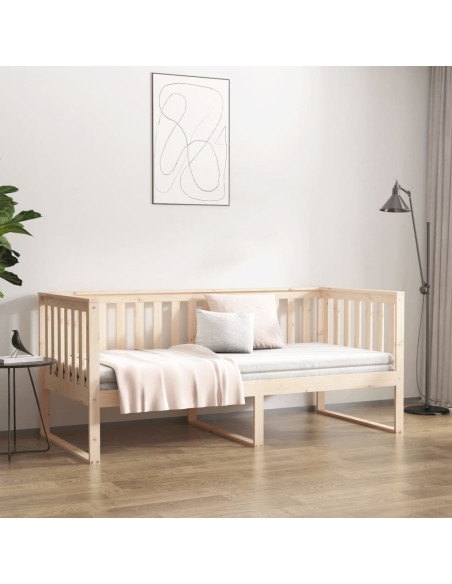 Dormeuse senza Materasso 90x200 cm in Legno Massello di Pino
