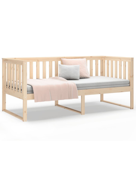 Dormeuse senza Materasso 90x200 cm in Legno Massello di Pino