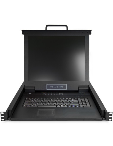 StarTech.com RKCONS1716K console a rack 43,2 cm (17") 1280 x 1024 Pixel Acciaio Nero 1U