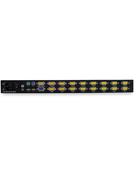 StarTech.com RKCONS1716K console a rack 43,2 cm (17") 1280 x 1024 Pixel Acciaio Nero 1U