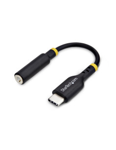 StarTech.com Adattatore Audio da USB-C a Jack 3,5 mm - Dongle USB Type-C a Jack TRRS per Cuffie e Auricolari, DAC Hi-Fi a 32 bit