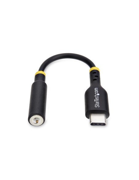StarTech.com Adattatore Audio da USB-C a Jack 3,5 mm - Dongle USB Type-C a Jack TRRS per Cuffie e Auricolari, DAC Hi-Fi a 32 bit