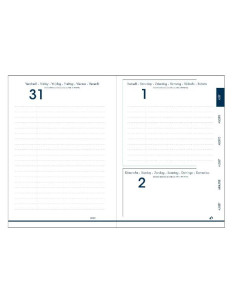 EUROTEXTAGENDA ROMA BLU VERDE INGL 2