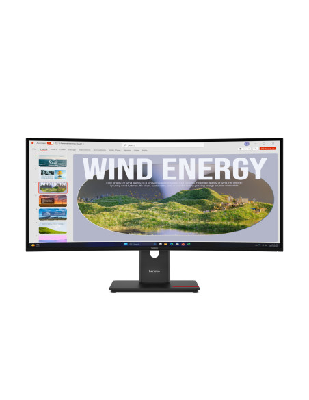 Lenovo ThinkVision T34WD-40 Monitor PC 86,4 cm (34") 3440 x 1440 Pixel Wide Quad HD LED Nero
