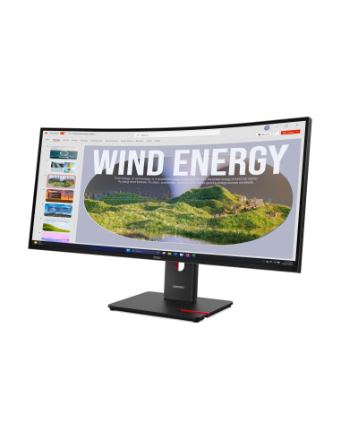 Lenovo ThinkVision T34WD-40 Monitor PC 86,4 cm (34") 3440 x 1440 Pixel Wide Quad HD LED Nero