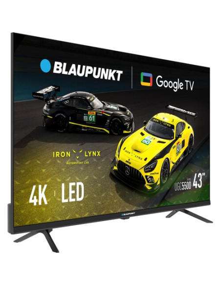 TV LED 43" BLAUPUNKT 43UGC5500S SMART TV GOOGLE ITALIA BLACK