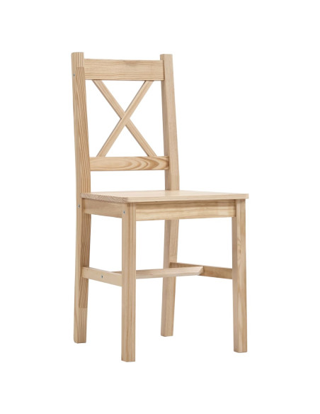 Set da Pranzo 7 pz in Legno di Pino