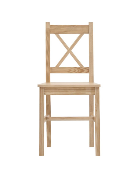 Set da Pranzo 7 pz in Legno di Pino