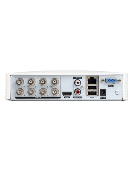 Vultech Security Universal Video Recorder Ibrido 2MP 5 In 1 - 8 Canali Analogici + 2 Digitali