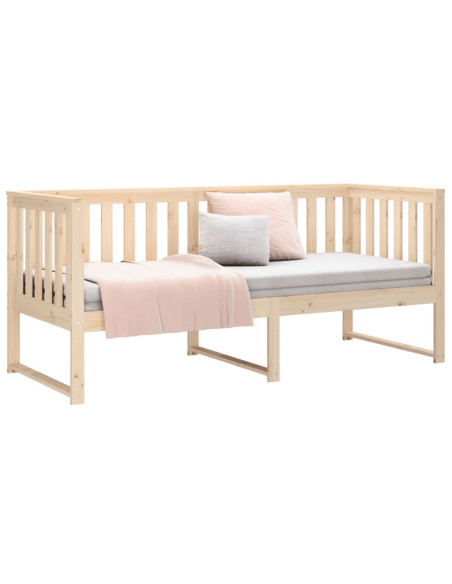 Dormeuse senza Materasso 80x200 cm in Legno Massello di Pino