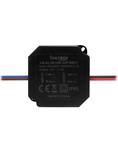 Vultech Security Alimentatore 12V 1,5A IP65 Waterproof 2