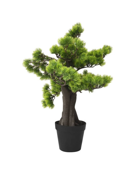 Bonsai di Pino Artificiale con Vaso 60 cm Verde