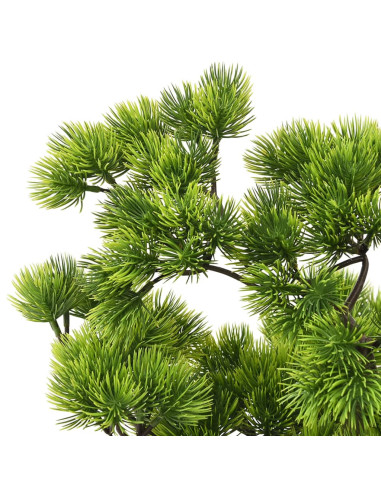 Bonsai di Pino Artificiale con Vaso 60 cm Verde