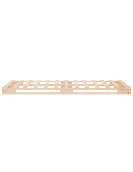 Letto a Pallet 75x190 cm Small Single in Legno Massello di Pino