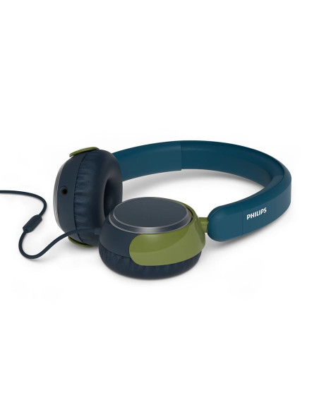 Philips TAK2000CT/00 cuffia e auricolare Cuffie Cablato A Padiglione Musica e Chiamate USB tipo-C Blu, Verde, Grigio