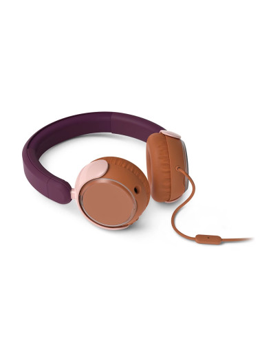 Philips TAK2000MP/00 cuffia e auricolare Cuffie Cablato A Padiglione Musica e Chiamate USB tipo-C Arancione, Viola, Rosa
