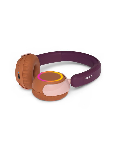 Philips TAK4200MP/00 cuffia e auricolare Wireless A Padiglione Musica e Chiamate Bluetooth Arancione, Viola, Rosa