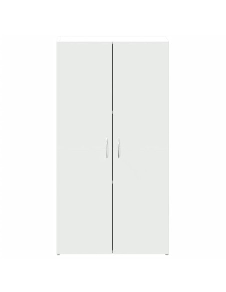 Schedario Bianco 60x32x115 cm in Legno Multistrato