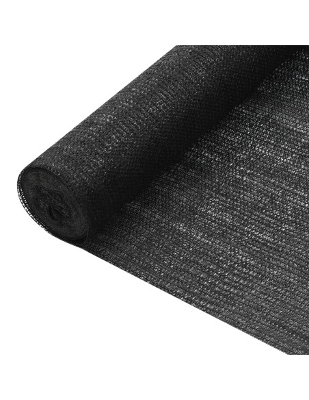 Rete per Privacy Nera 3,6x50 m in HDPE 75 g/m²