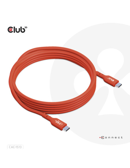 CLUB3D CAC-1513 cavo USB USB 2.0 3 m USB C Arancione