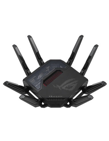 ASUS ROG Rapture GT-BE98 router wireless 10 Gigabit Ethernet Quad-band (2.4 GHz / 5 GHz-1 / 5 GHz-2 / 6 GHz) Nero
