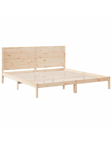 Giroletto Extra Lungo senza Materasso 200x220 cm Legno Massello