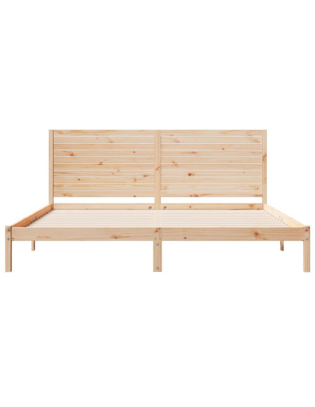 Giroletto Extra Lungo senza Materasso 200x220 cm Legno Massello
