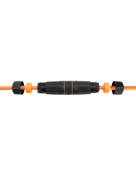 Equip 221162 adattatore per inversione del genere dei cavi RJ-45 Nero, Arancione